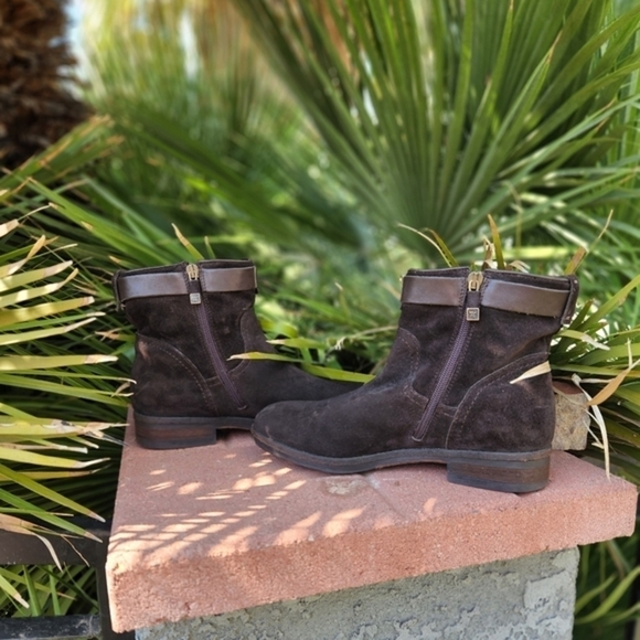 Alberto Fermani Sasso Suede Ankle Boot, Dark Brown - Picture 3 of 10